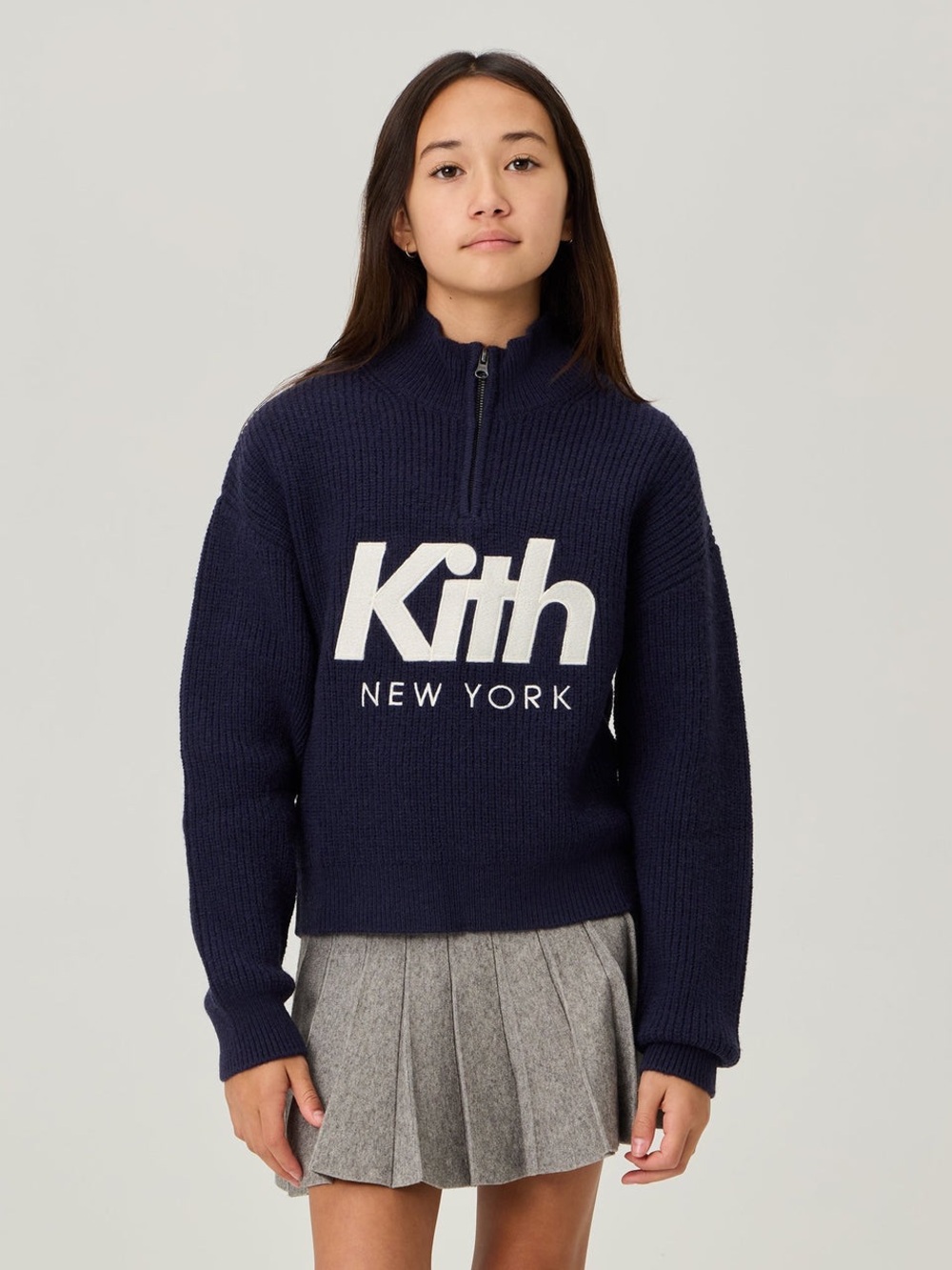 Kith Kids Sweater Rib Hunter Quarter Zip